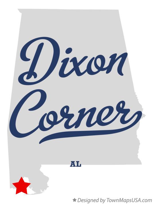 Map of Dixon Corner Alabama AL