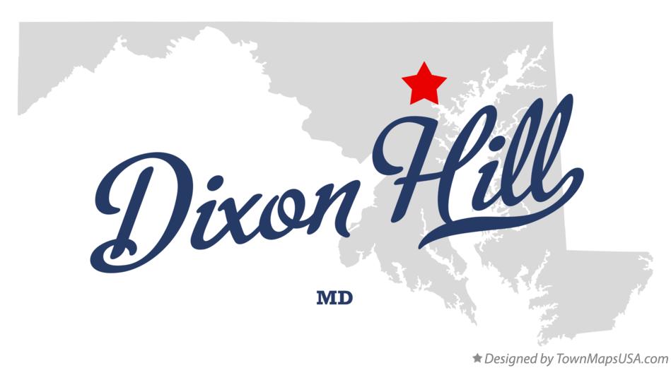 Map of Dixon Hill Maryland MD