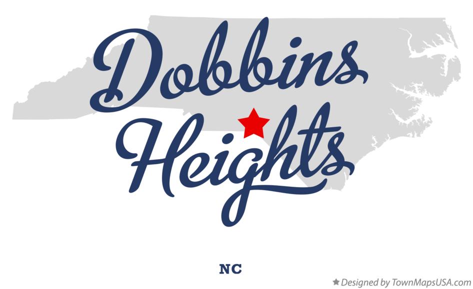 Map of Dobbins Heights North Carolina NC