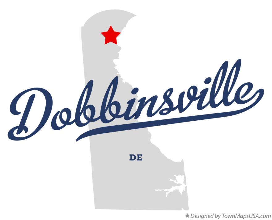 Map of Dobbinsville Delaware DE
