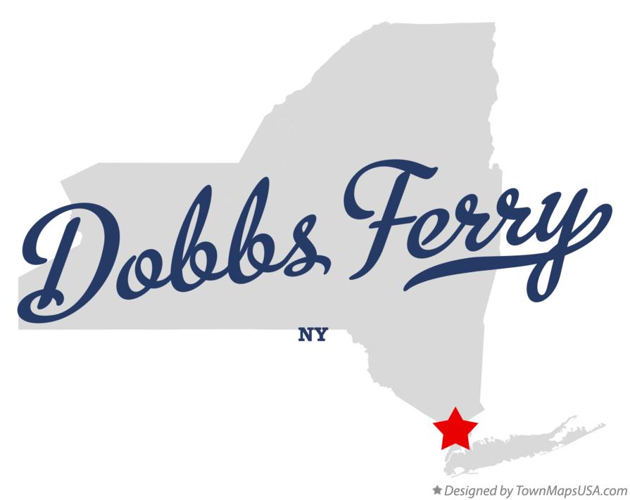 Map of Dobbs Ferry New York NY