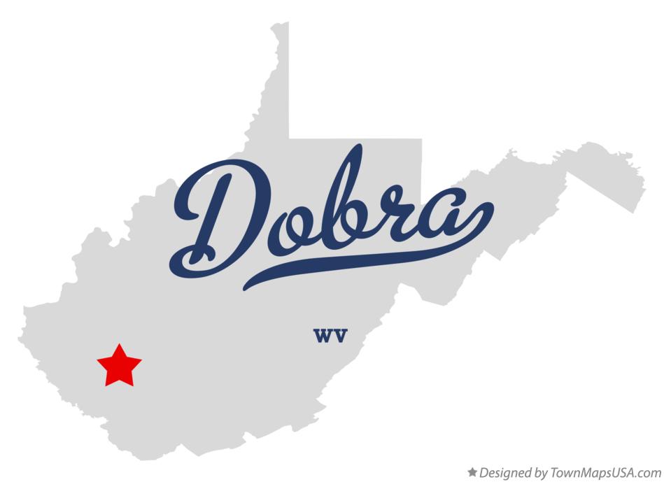 Map of Dobra West Virginia WV