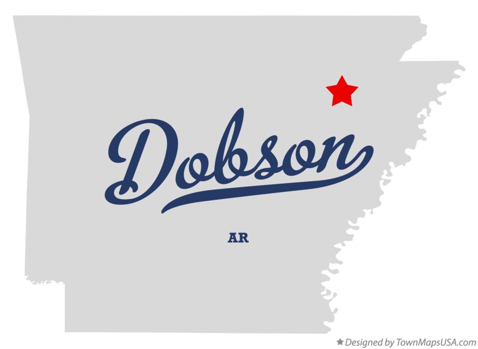 Map of Dobson Arkansas AR