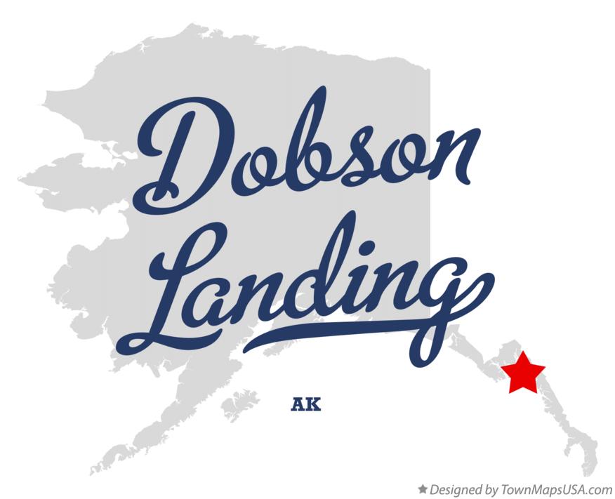 Map of Dobson Landing Alaska AK