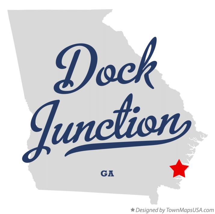 Map of Dock Junction Georgia GA