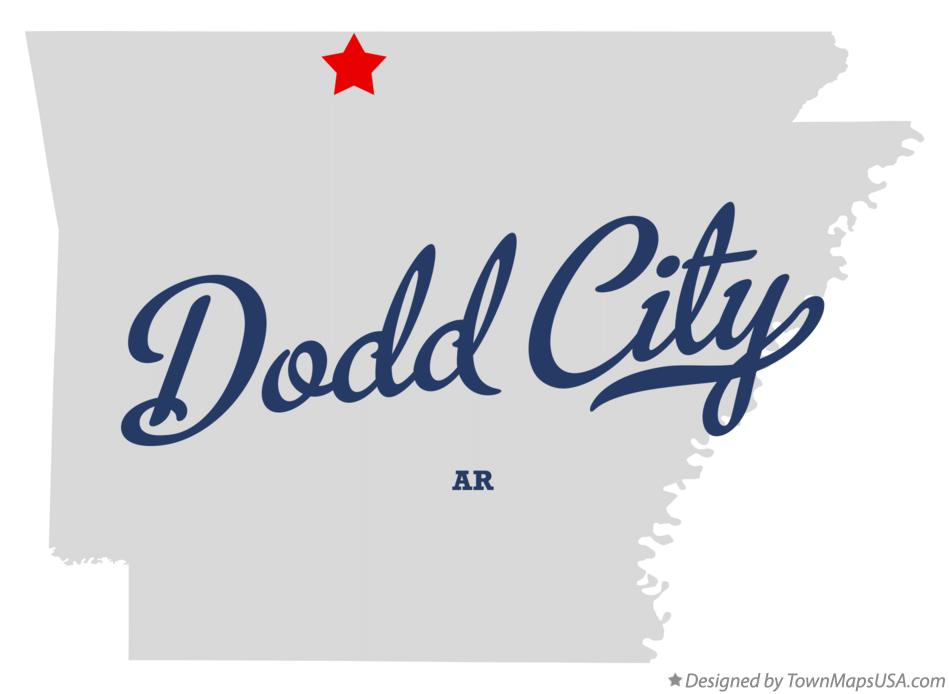 Map of Dodd City Arkansas AR
