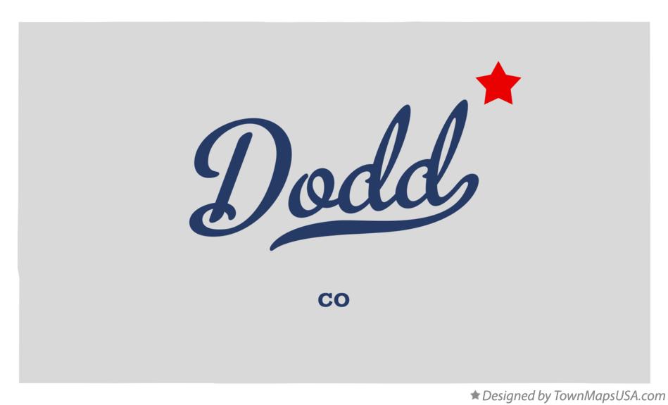 Map of Dodd Colorado CO