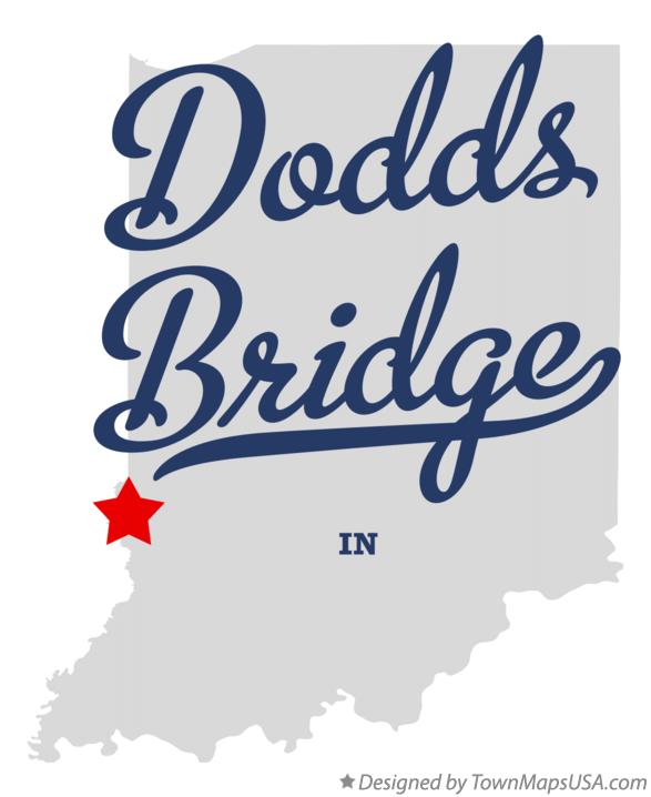 Map of Dodds Bridge Indiana IN