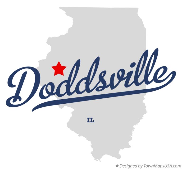 Map of Doddsville Illinois IL
