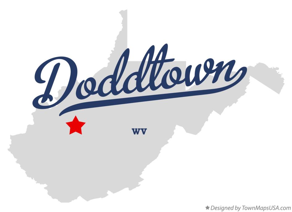 Map of Doddtown West Virginia WV