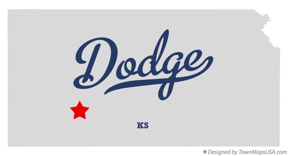 Map of Dodge Kansas KS