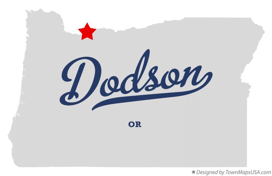 Map of Dodson Oregon OR