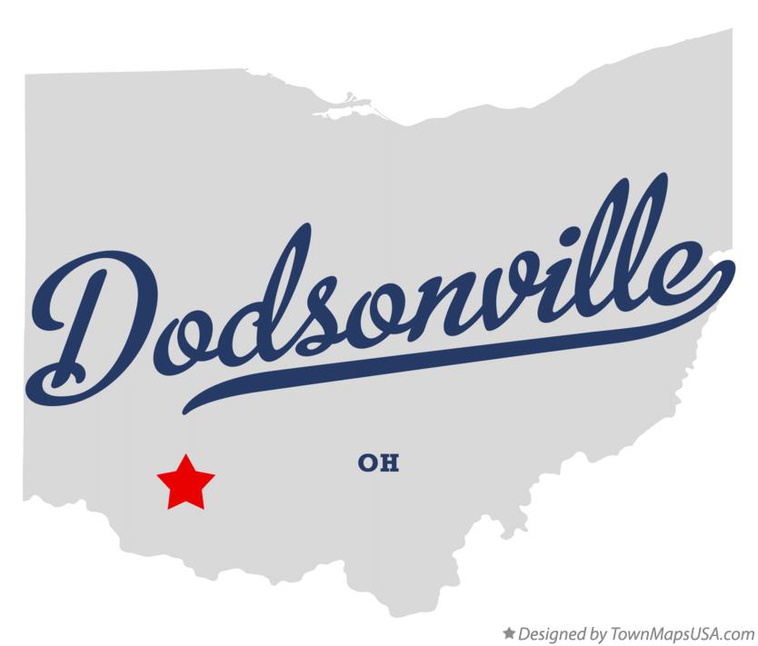 Map of Dodsonville Ohio OH