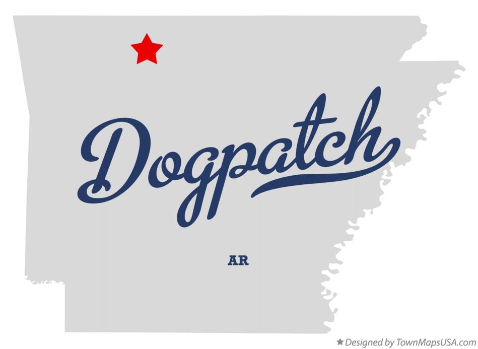 Map of Dogpatch Arkansas AR