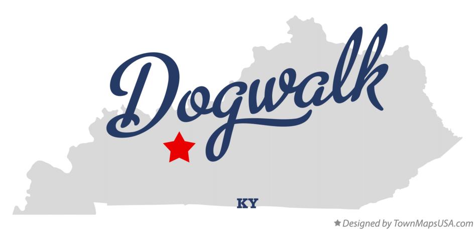 Map of Dogwalk Kentucky KY