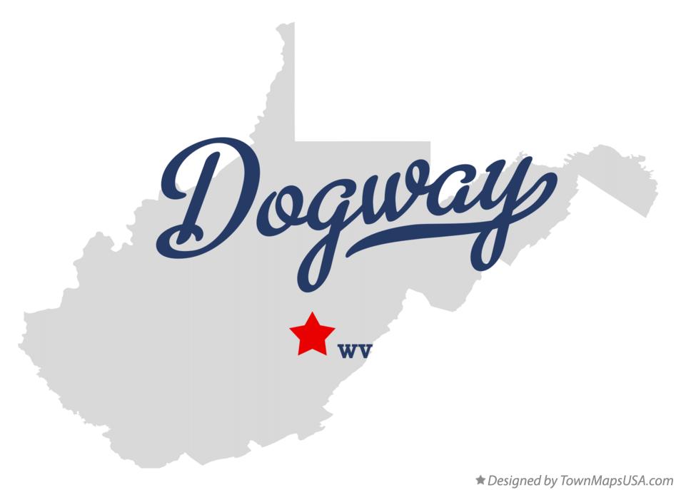 Map of Dogway West Virginia WV