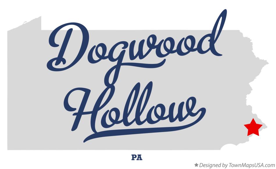 Map of Dogwood Hollow Pennsylvania PA