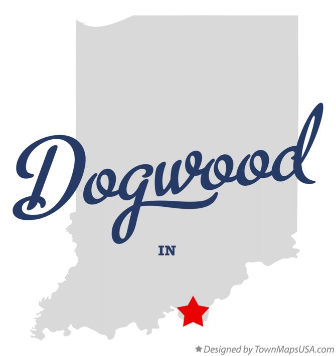 Map of Dogwood Indiana IN