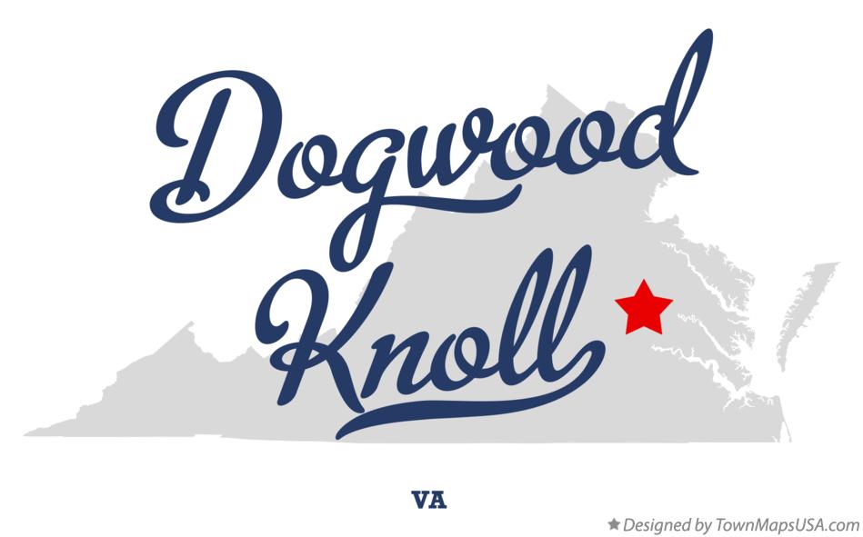 Map of Dogwood Knoll Virginia VA