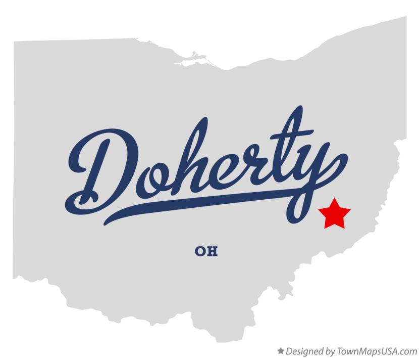 Map of Doherty Ohio OH