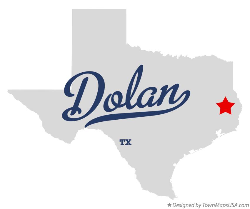 Map of Dolan Texas TX