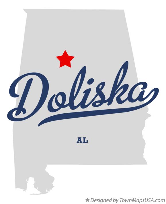 Map of Doliska Alabama AL