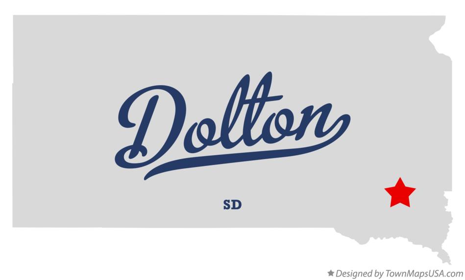 Map of Dolton South Dakota SD