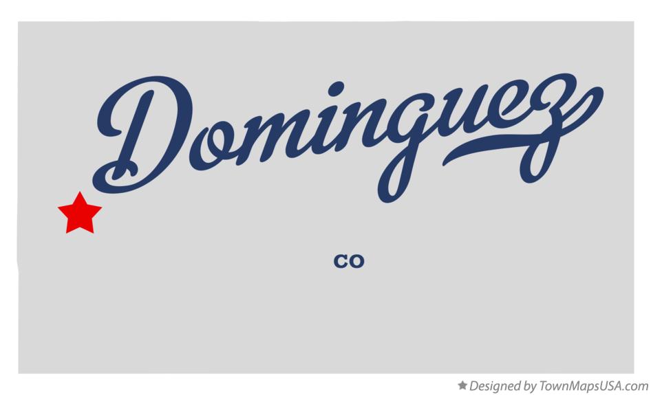Map of Dominguez Colorado CO