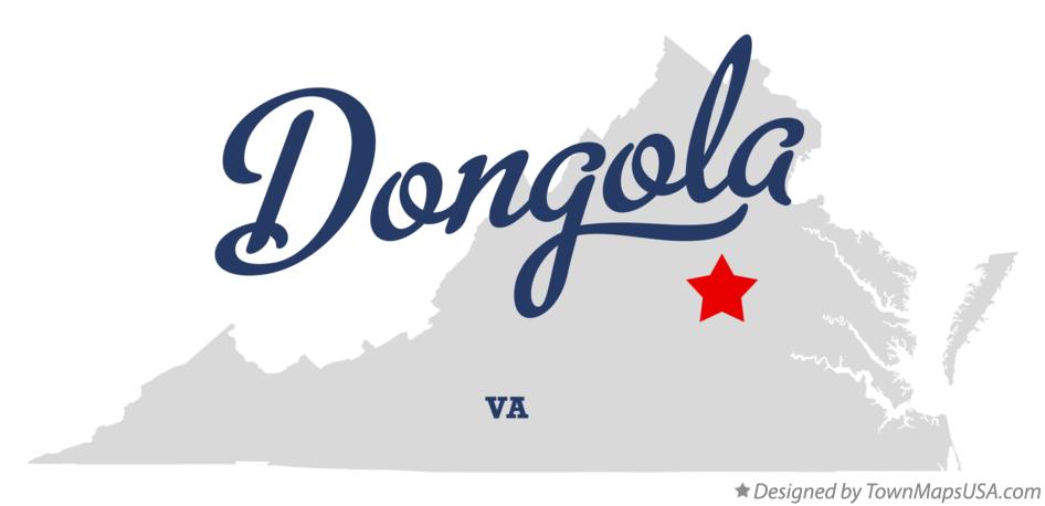 Map of Dongola Virginia VA