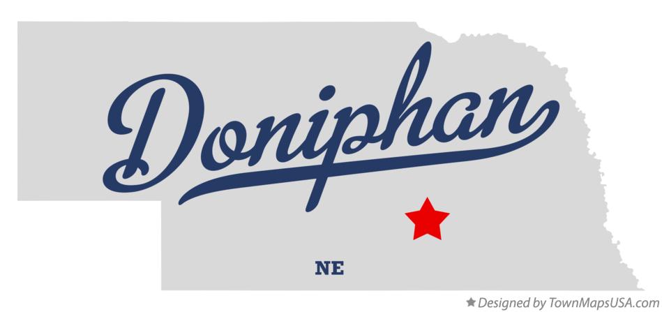 Map of Doniphan Nebraska NE
