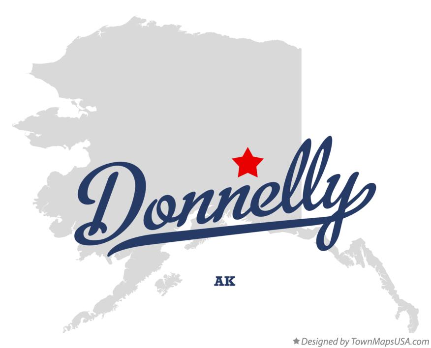 Map of Donnelly Alaska AK