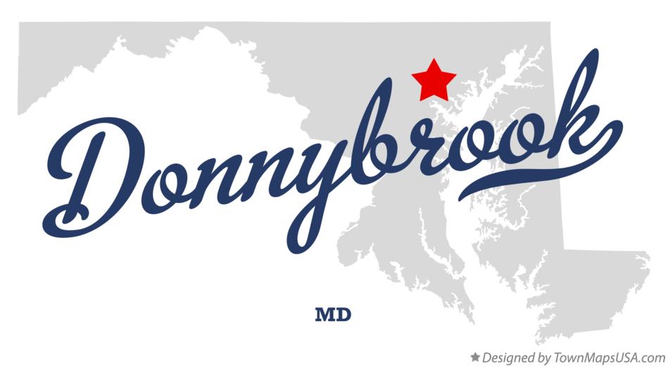 Map of Donnybrook Maryland MD