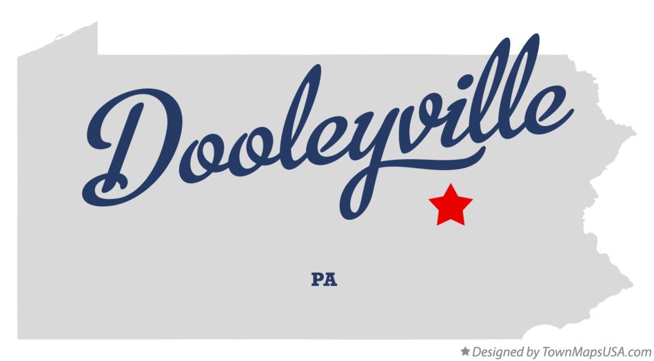 Map of Dooleyville Pennsylvania PA