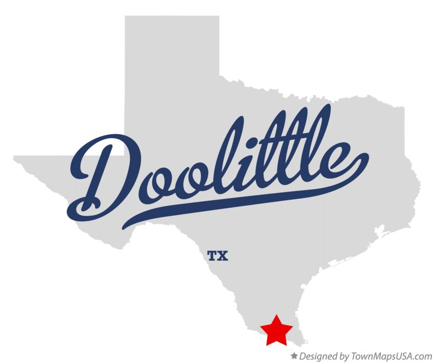 Map of Doolittle Texas TX
