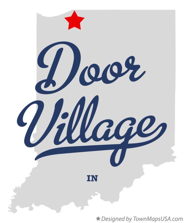 Map of Door Village Indiana IN