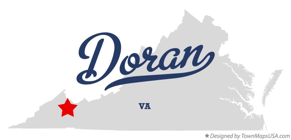 Map of Doran Virginia VA