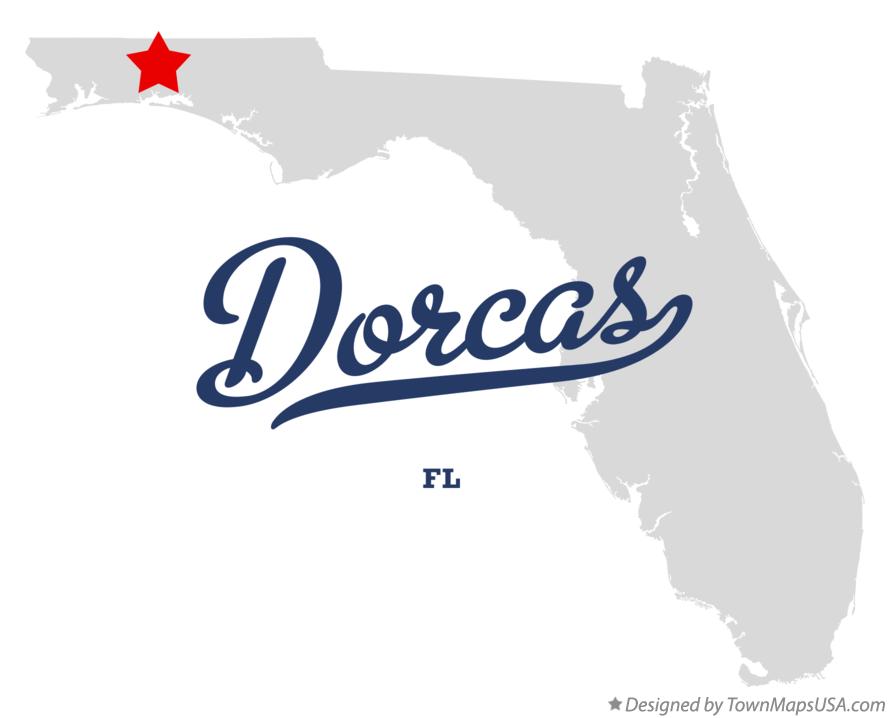 Map of Dorcas Florida FL