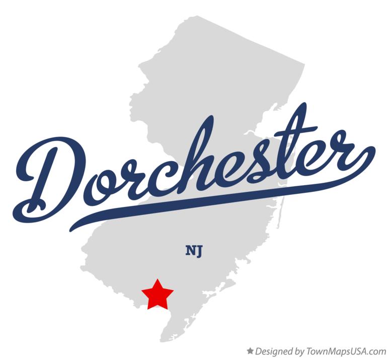 Map of Dorchester New Jersey NJ