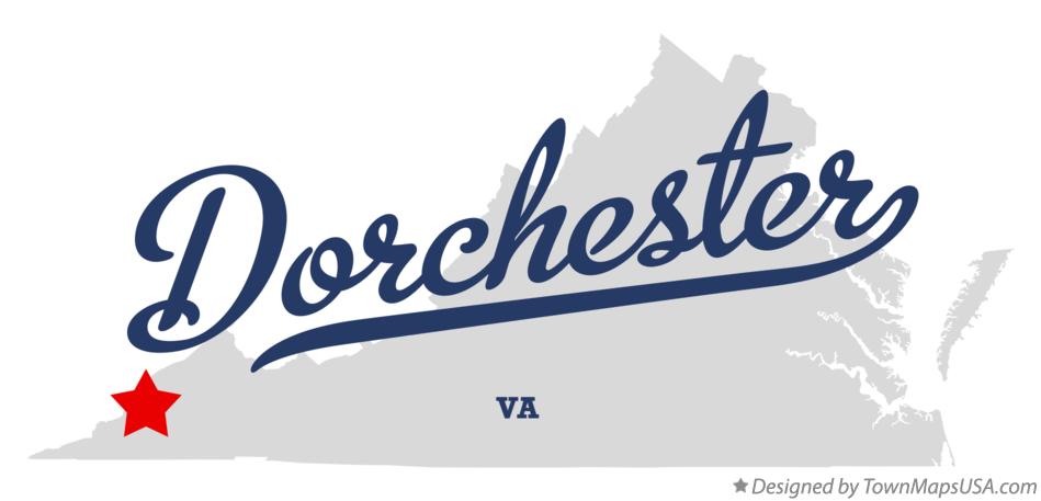 Map of Dorchester Virginia VA