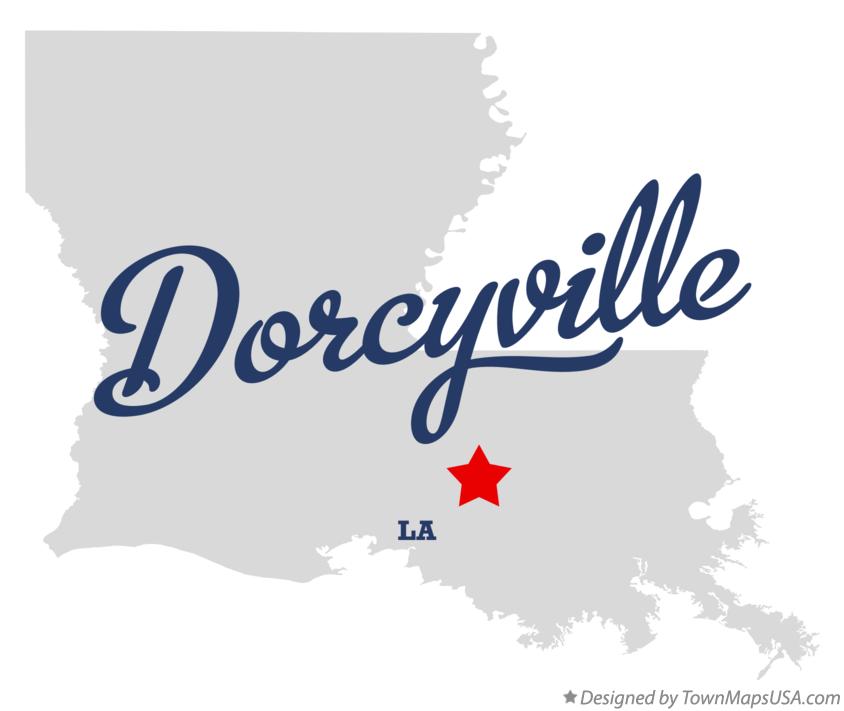 Map of Dorcyville Louisiana LA