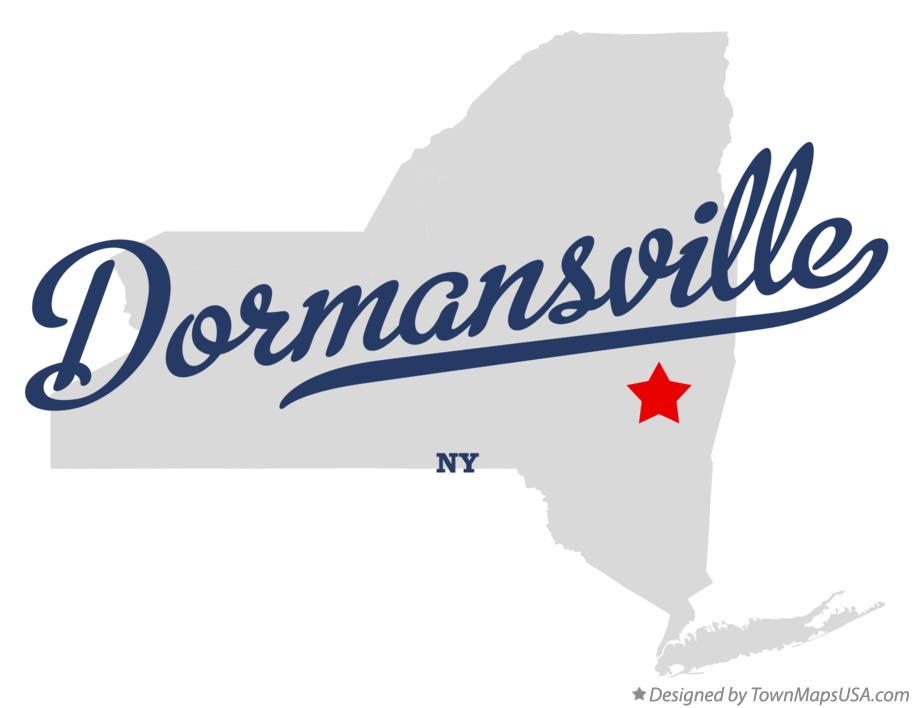 Map of Dormansville New York NY