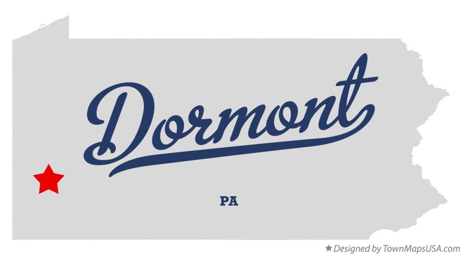 Map of Dormont Pennsylvania PA