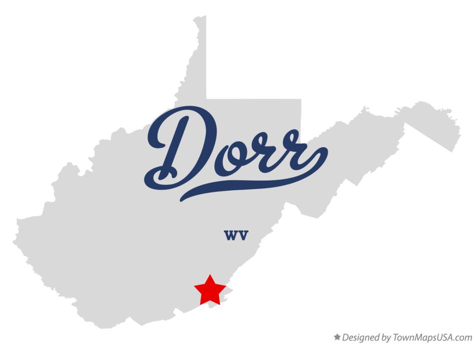 Map of Dorr West Virginia WV
