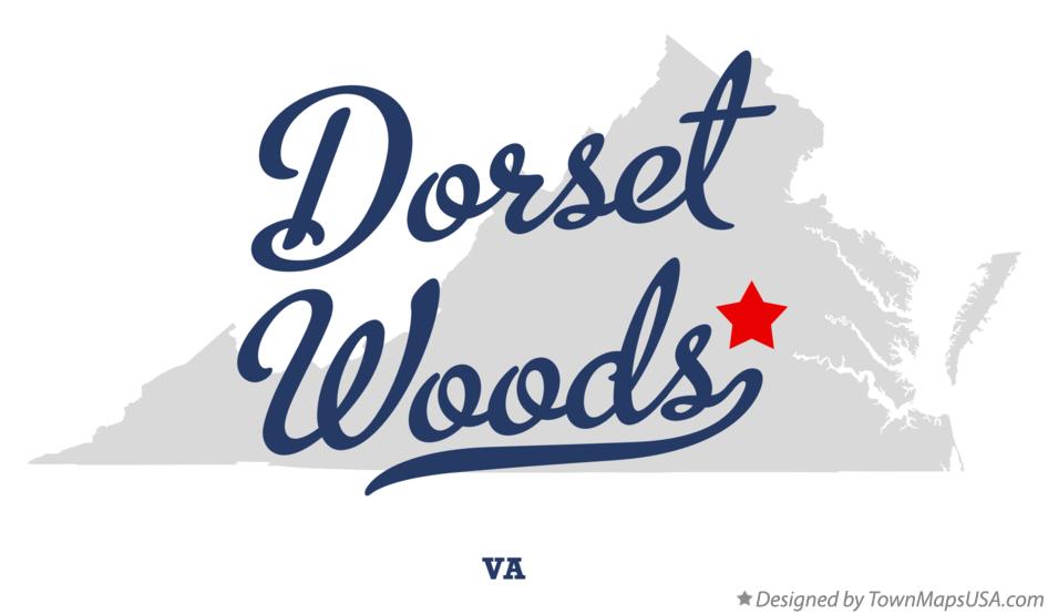 Map of Dorset Woods Virginia VA