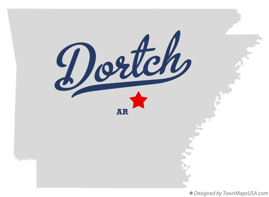 Map of Dortch Arkansas AR
