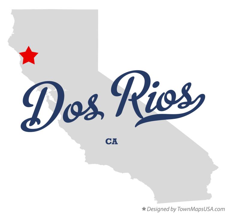Map of Dos Rios California CA