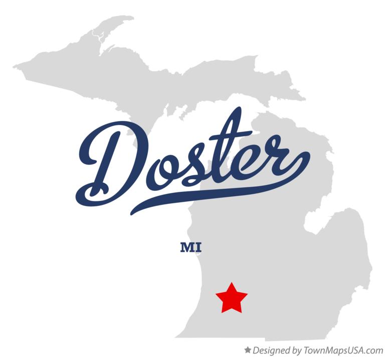 Map of Doster Michigan MI