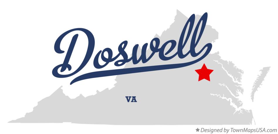 Map of Doswell Virginia VA