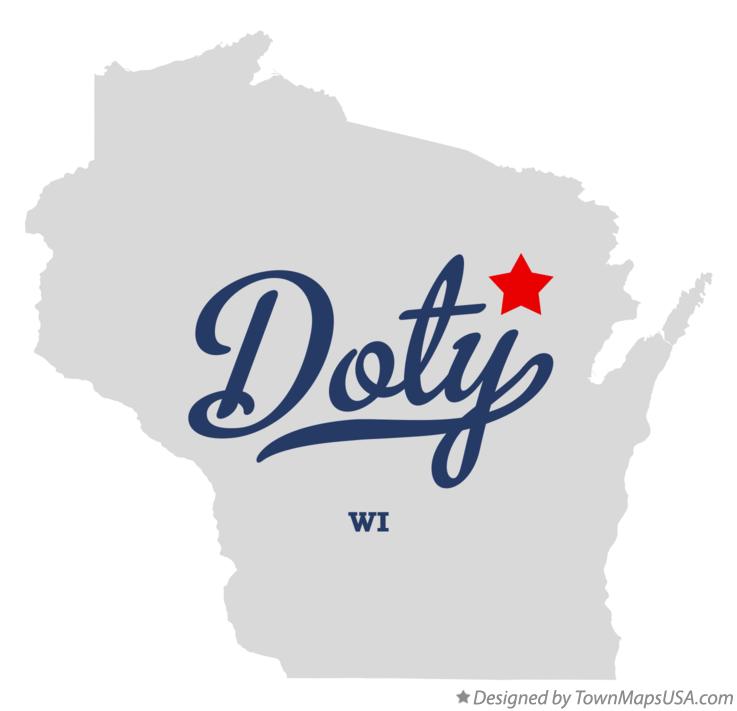 Map of Doty Wisconsin WI
