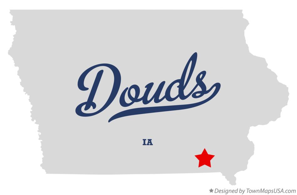 Map of Douds Iowa IA